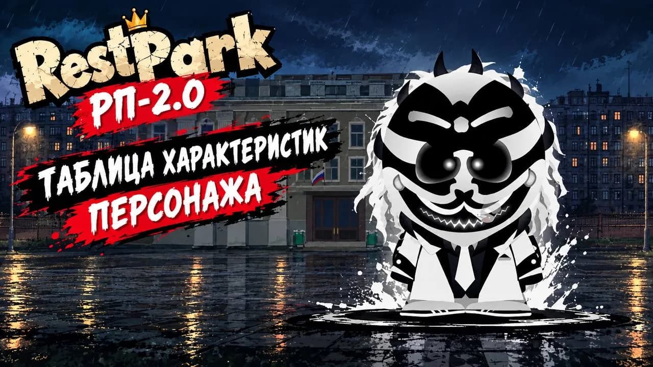 Таблица характеристик персонажа